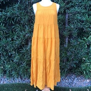 Max Studio Mustard Maxi Dress